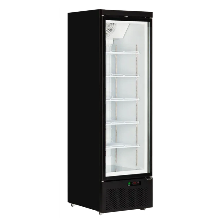TEFCOLD Atom Maxi F1DB Displayfrys med sex justerbara hyllplan