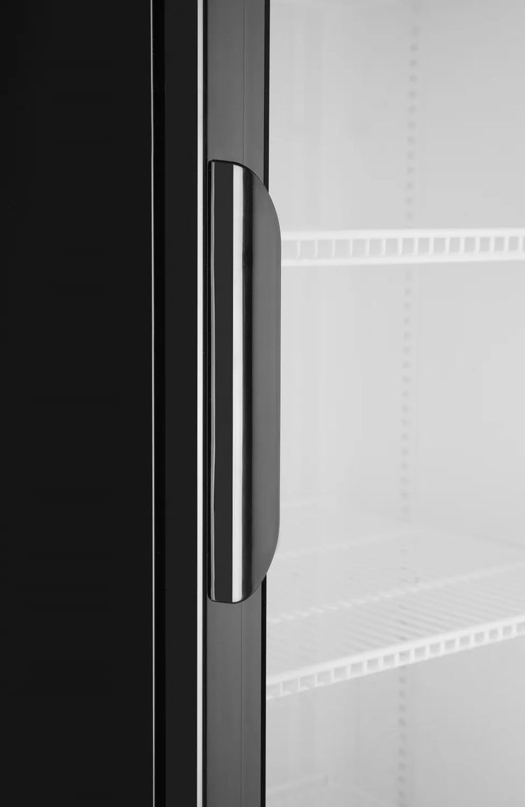 HENDI 335 L Exponeringskyl dörrhandtag i svart aluminium