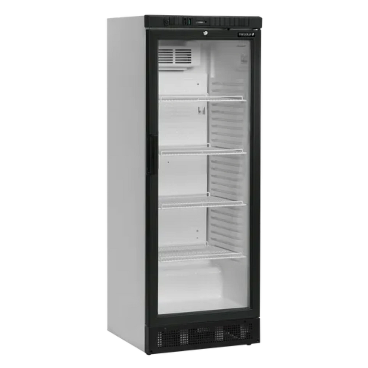 TEFCOLD SCU1280 Dryckeskyl med tomma hyllor och invändig belysning