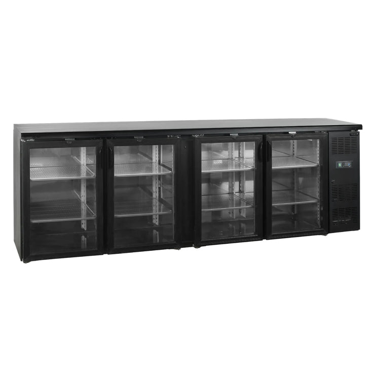 TEFCOLD CBC410G Barkyl 630 L, sedd rakt framifrån mot vit bakgrund