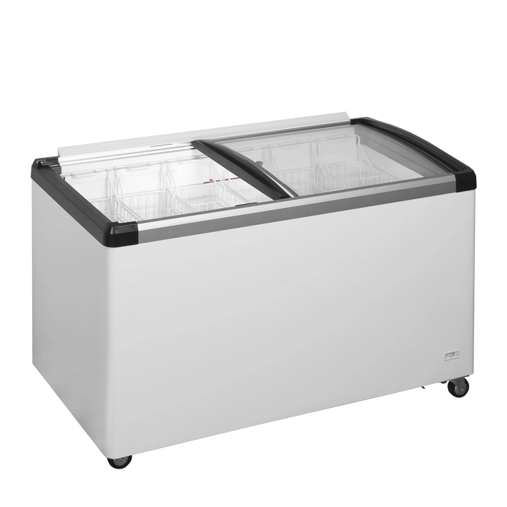 TEFCOLD IDB400-W1 Frysbox 435 L, detaljbild på beslag eller hantering