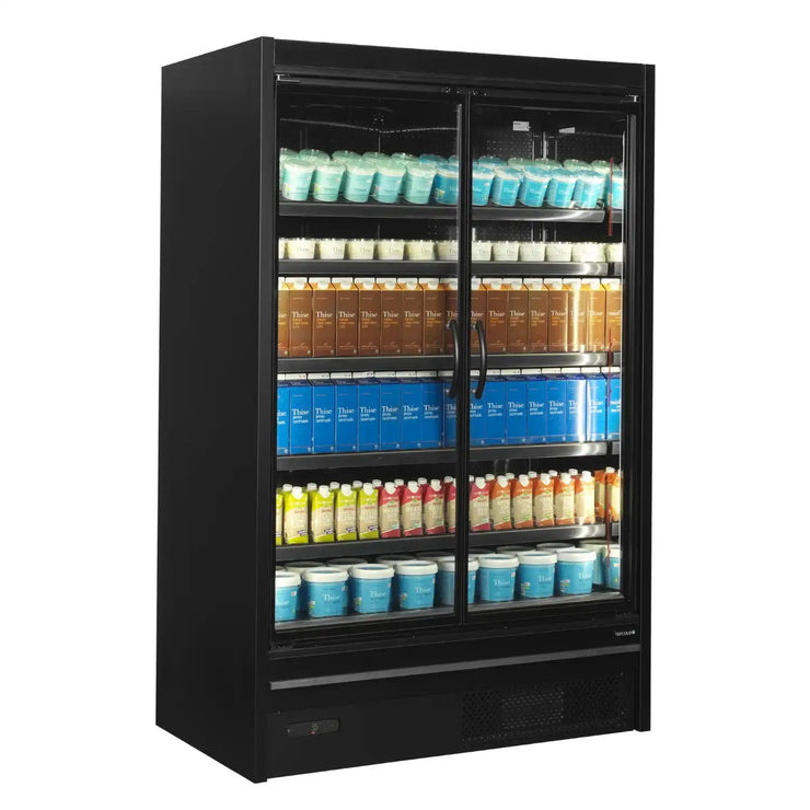 TEFCOLD MDCB1250HB Väggkyl 1229 L, måttritning som visar produktens yttermått