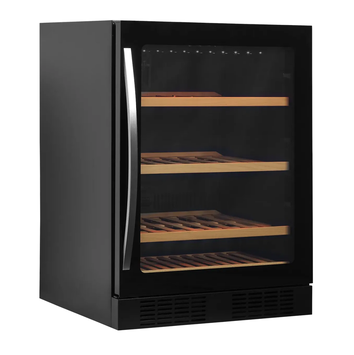 TEFCOLD TFW200-F Vinkyl 155 L, sedd rakt framifrån mot vit bakgrund