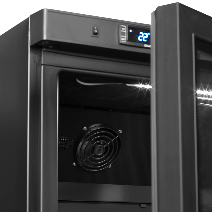 TEFCOLD UR600G Dryckeskyl 605 L Ventilerad med glasdörr