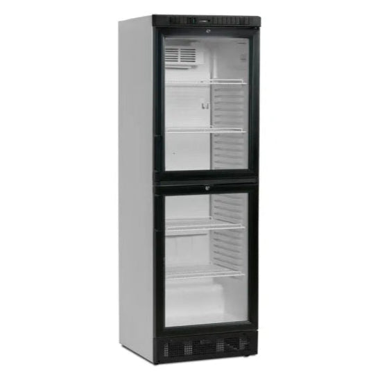 TEFCOLD SCU2375 Dryckeskyl med tom inredning och glasdörrar
