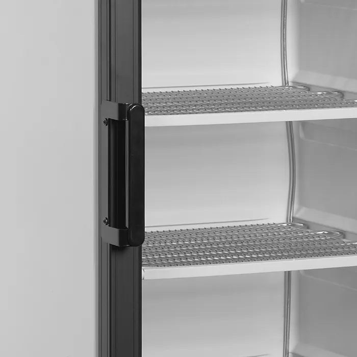 Handtag och trådhyllor i TEFCOLD UFSC371G Displayfrys