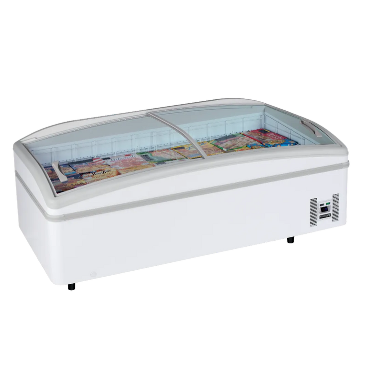 TEFCOLD Shallow Head-CF frysbox i vit modell