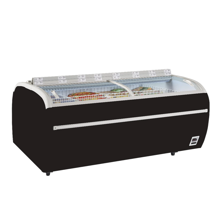 TEFCOLD TWIN 220-CF Frysbox i svart utförande.