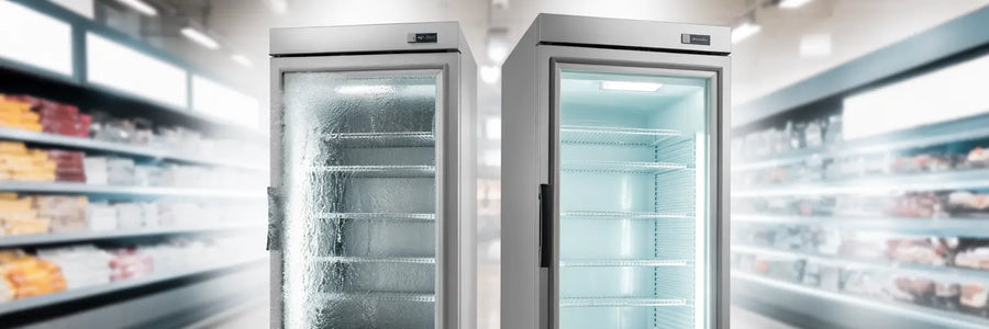 Skillnaden mellan en isig frys och en avfrostad frys