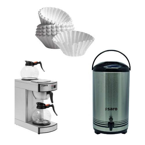 Olika varmdryck lösningar för bryggning och servering