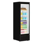Fylld Tefcold Atom Maxi C1DBB Displaykyl med dryckesförpackningar.