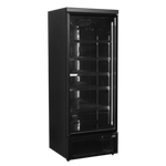 Tefcold Atom Maxi C1DBB Displaykyl med mörkt glas och LED-belysning.