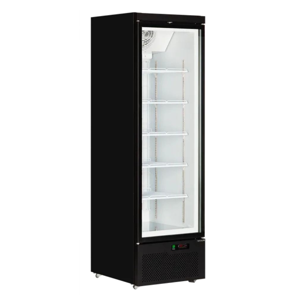 TEFCOLD Atom Maxi F1DB Displayfrys med sex justerbara hyllplan