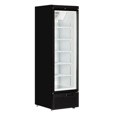 Tefcold Atom Maxi F1DB Displayfrys med sex justerbara hyllplan