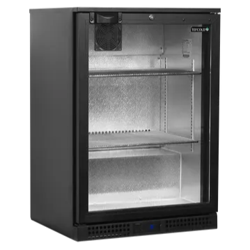 Tefcold BA16H Barkyl med glasdörr och tom inredning.