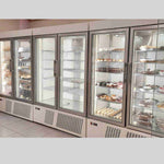 BAMBAS FROST UP 205 Displaykyl i butik med flera glasdörrar