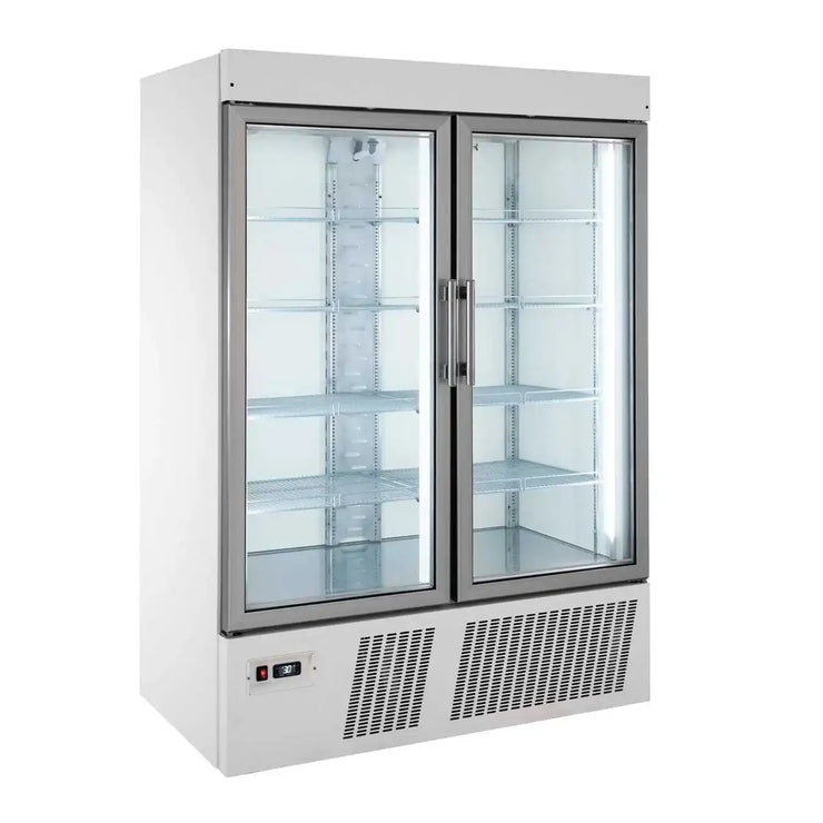 BAMBAS FROST UPF 137 Displayfrys fristående vit modell