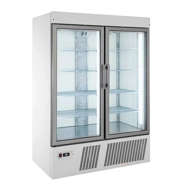 BAMBAS FROST UPF 137 Displayfrys fristående vit modell