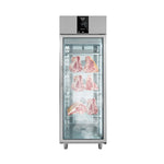 BAMBAS FROST DR 70 Dry aging-skåp 600 L, sedd i tre kvarts vinkel mot vit bakgrund