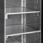 Invändiga hyllplan i glas på Tefcold CBC210G Barkyl.