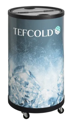 TEFCOLD CC45 burkkyl med ismotiv och logotyp.