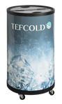 Tefcold CC45 Burkkyl med ismotiv och logotyp.