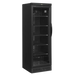 Tefcold CEV425 BLACK Displaykyl med stängd dörr och tomma hyllor.