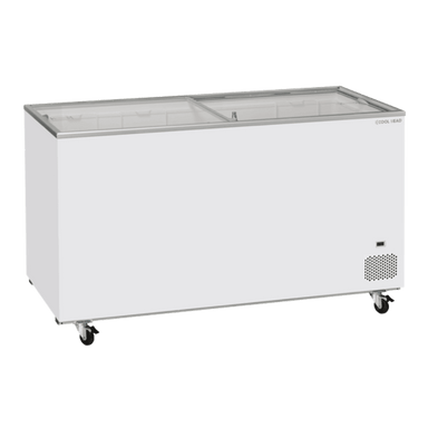 Cool Head CFG 508 Frysbox med tvådelat glidlock och robusta hjul.