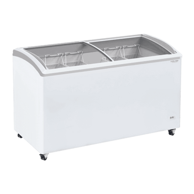 Fristående Cool Head CG 509A Frysbox med glidglaslock.