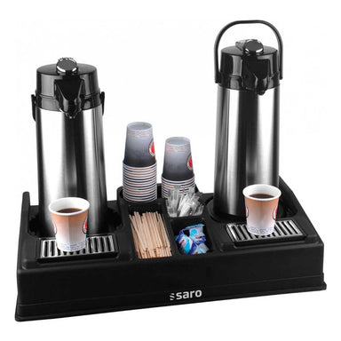 SARO LEO 2 Kaffestation med termosar, muggar och tillbehör