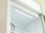 Invändig LED-belysning i övre panelen på Cool Head DC 328C kyl
