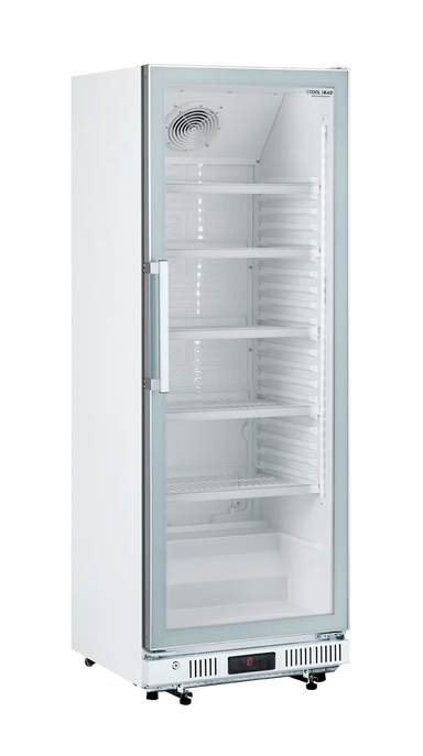 Cool Head DC 350F Displaykyl 360 L, sedd rakt framifrån mot vit bakgrund