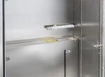 Cool Head QM 728 Dry aging-skåp 458 L, detaljbild på ett hörn av produkten