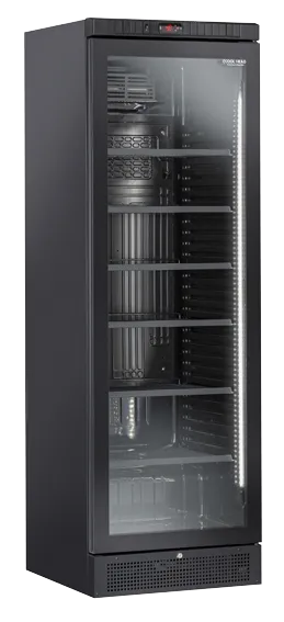 Cool Head TW 390B Displaykyl 350 L, sedd rakt framifrån mot vit bakgrund