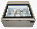 Cool Head VBG 3 Glassfrys 78 L, närbild på fötter eller nedre del av produkten