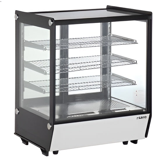 SARO TAMAR 186 Kylmonter med kompakt design och tre hyllplan för effektiv visning.