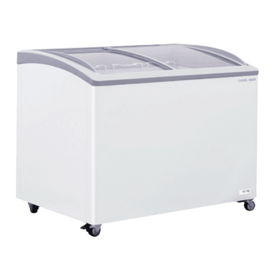 Cool Head CG 309A kompakt frysbox med bojt glaslock och hjul
