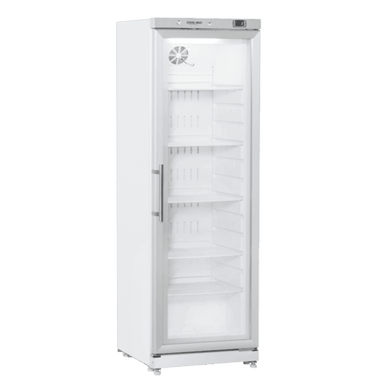 Fristående kylskåp Cool Head CRG 4 med glasdörr och luftcirkulation