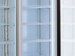 Gallerhyllor och LED-belysning i Cool Head DC 1050C Dryckeskyl
