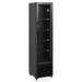 Tefcold FS176H Displaykyl i svart utförande med glasdörr.