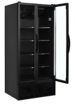 TEFCOLD FS890H Displaykyl i svart utförande med öppen glasdörr
