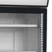 Övre del av Tefcold FSC1200H Displaykyl med LED-belysning och hylla