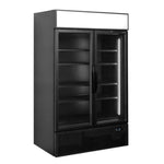 Framsida av tom Tefcold FSC1200H Displaykyl med dubbeldörr