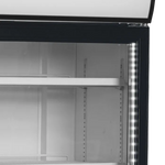 Övre del med LED-belysning och hylla i Tefcold FSC1950H Displaykyl
