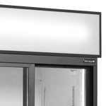 Toppskylt och logotyp på Tefcold FSC891S Displaykyl