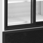 Nedre del och glasdörr på Tefcold FSC891S Displaykyl med vit inredning