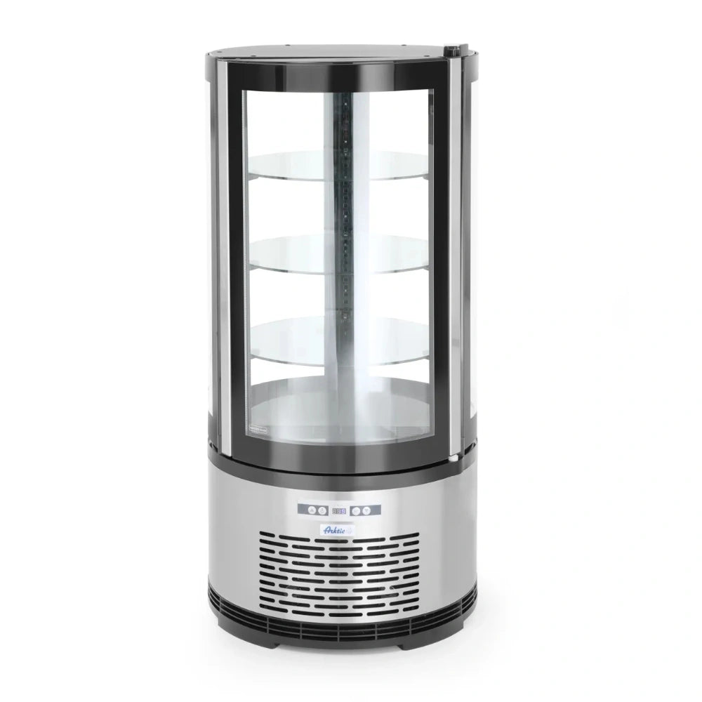 HENDI 100 L Kylmonter stängd glasmonter framifrån