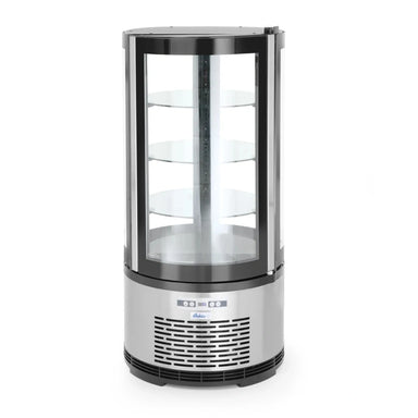 HENDI 100 L Kylmonter stängd glasmonter framifrån