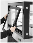 HENDI 300 L Kylmonter med 2 Hyllor löstagbar frontglasdörr
