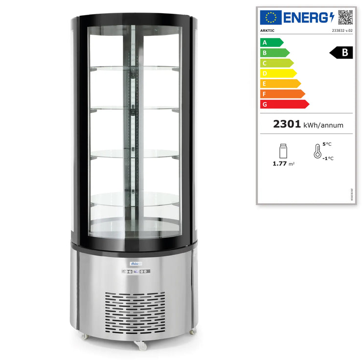 HENDI 360 L Kylmonter helvy med energimärkning